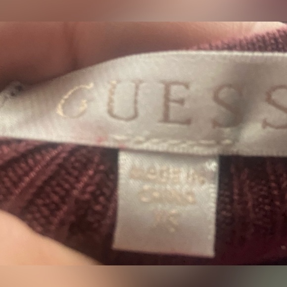 Guess Ribbed Bodysuit NWT Semi Backless - Picture 4 of 8